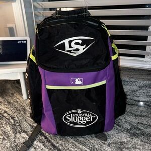 Louisville Slugger PURPLE/BLACK BB/SB Player Backpack